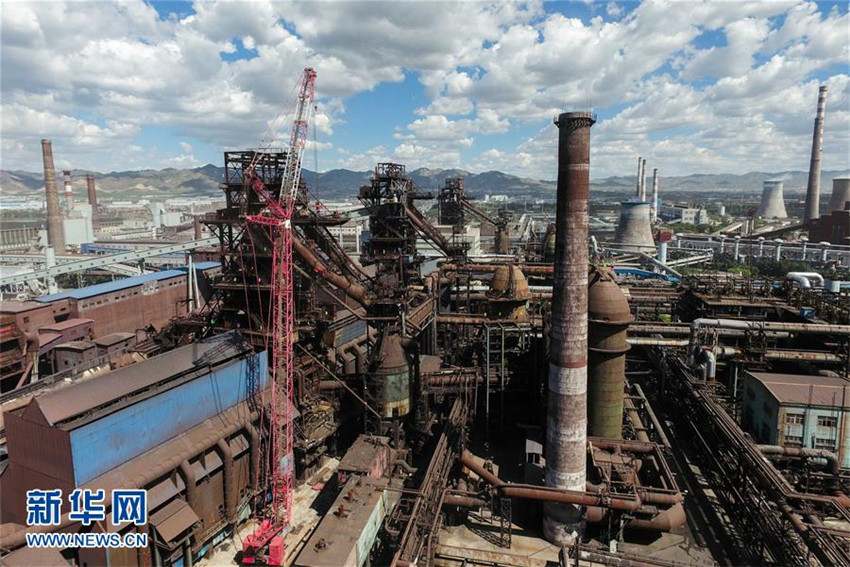 Chinas gr??ter Hochofen wird abgerissen