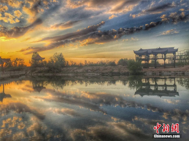 Herbstfarben in der Seidenstra?enstadt Wuwei