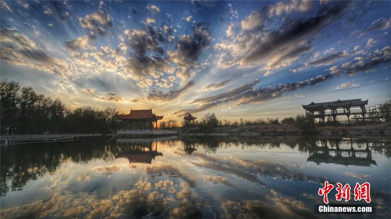 Herbstfarben in der Seidenstra?enstadt Wuwei