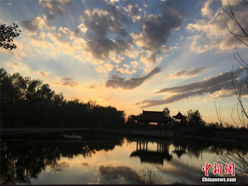 Herbstfarben in der Seidenstra?enstadt Wuwei