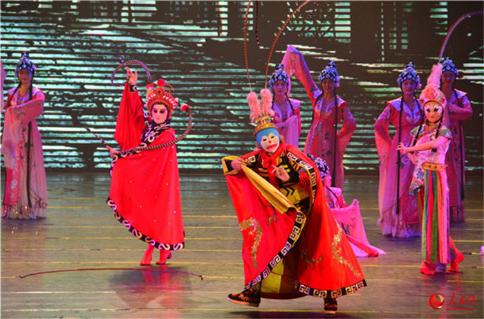 Fantastische Theateraufführung ?Shengxiang Emei“