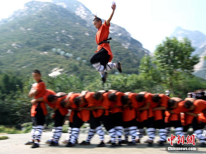 Shaolin-M?nche zeigen ihre Kampfkünste