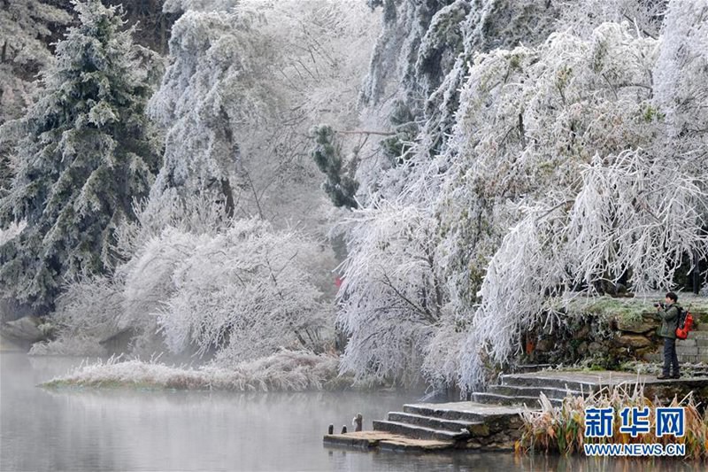 Schneewei?er Winter auf dem Lu Shan