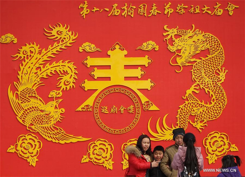 Tempelmarkt in der zentralchinesischen Provinz Henan