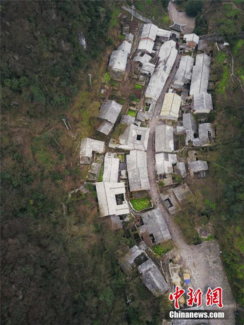 Luftbilder: Das historische Dorf Yunshantun in Guizhou
