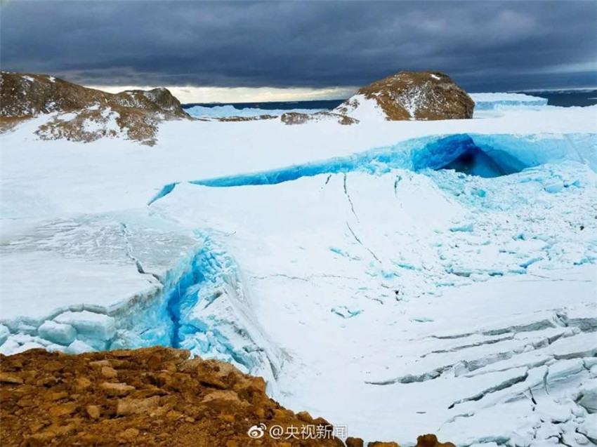 Landschaft rund um die chinesische Antarktisstation Zhongshan