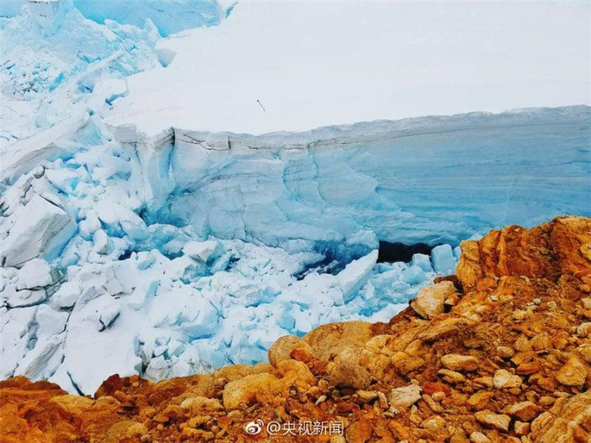 Landschaft rund um die chinesische Antarktisstation Zhongshan