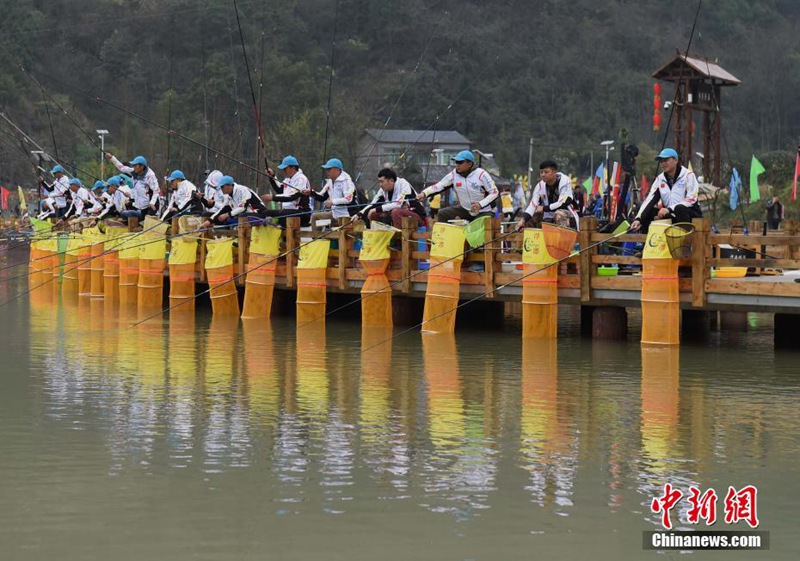 Internationaler Anglerwettbewerb in Chongqing