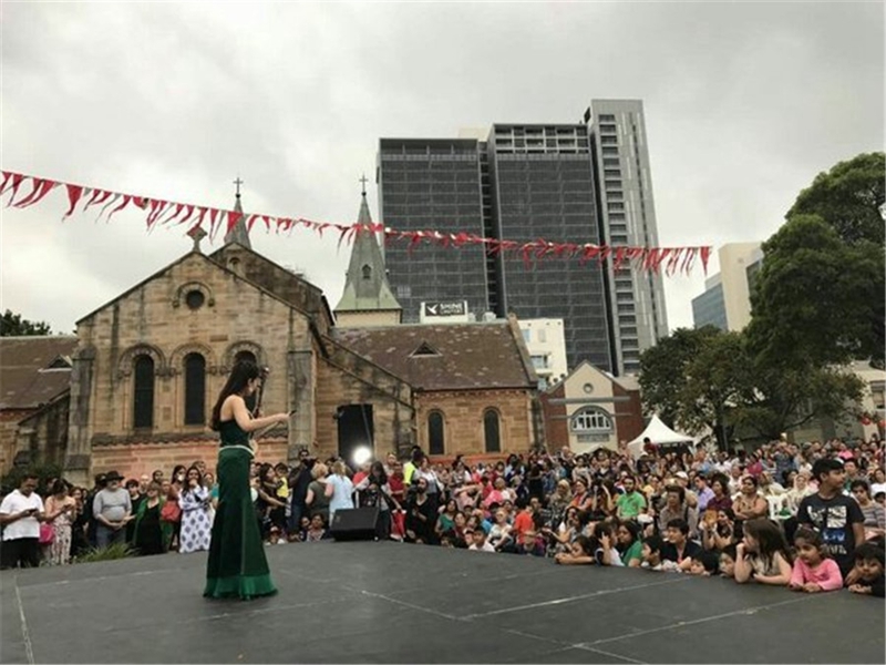 Traditioneller Kultur-Jahrmarkt zum Frühlingsfest aus Shaanxi findet in St?dten von Australien statt