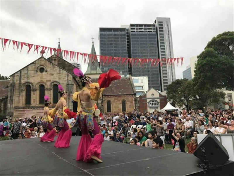Traditioneller Kultur-Jahrmarkt zum Frühlingsfest aus Shaanxi findet in St?dten von Australien statt