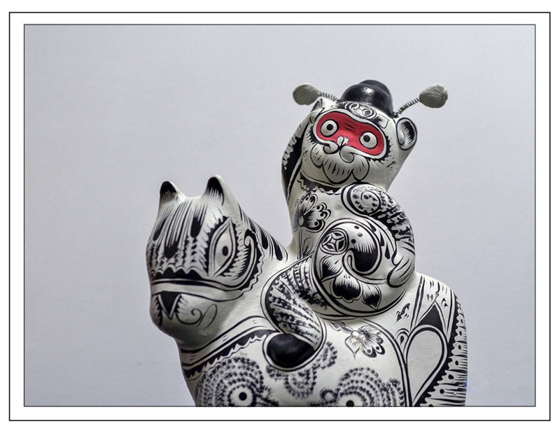 Kunstwerke von Tonstatuen in Fengxiang