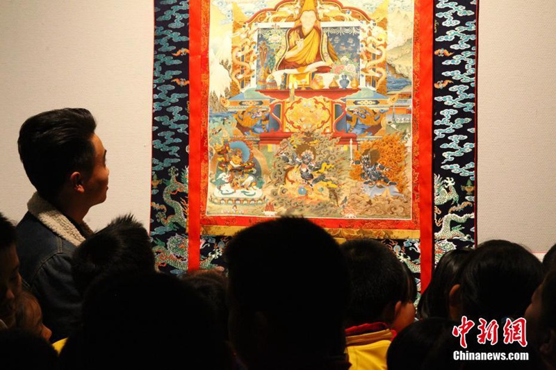 Ausstellung in Xining pr?sentiert 88 wundersch?ne Thangka-Gem?lde