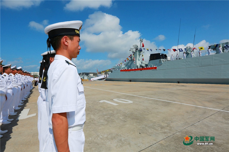 Neue Fregatte ?Liupanshui“ steht im Dienst