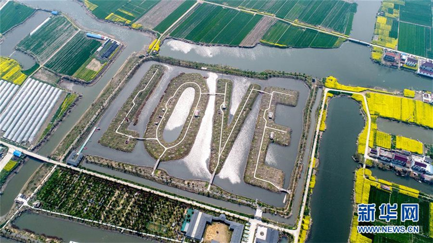 Luftbilder: Frühlingslandschaft in südwestchinesischer Provinz Guizhou