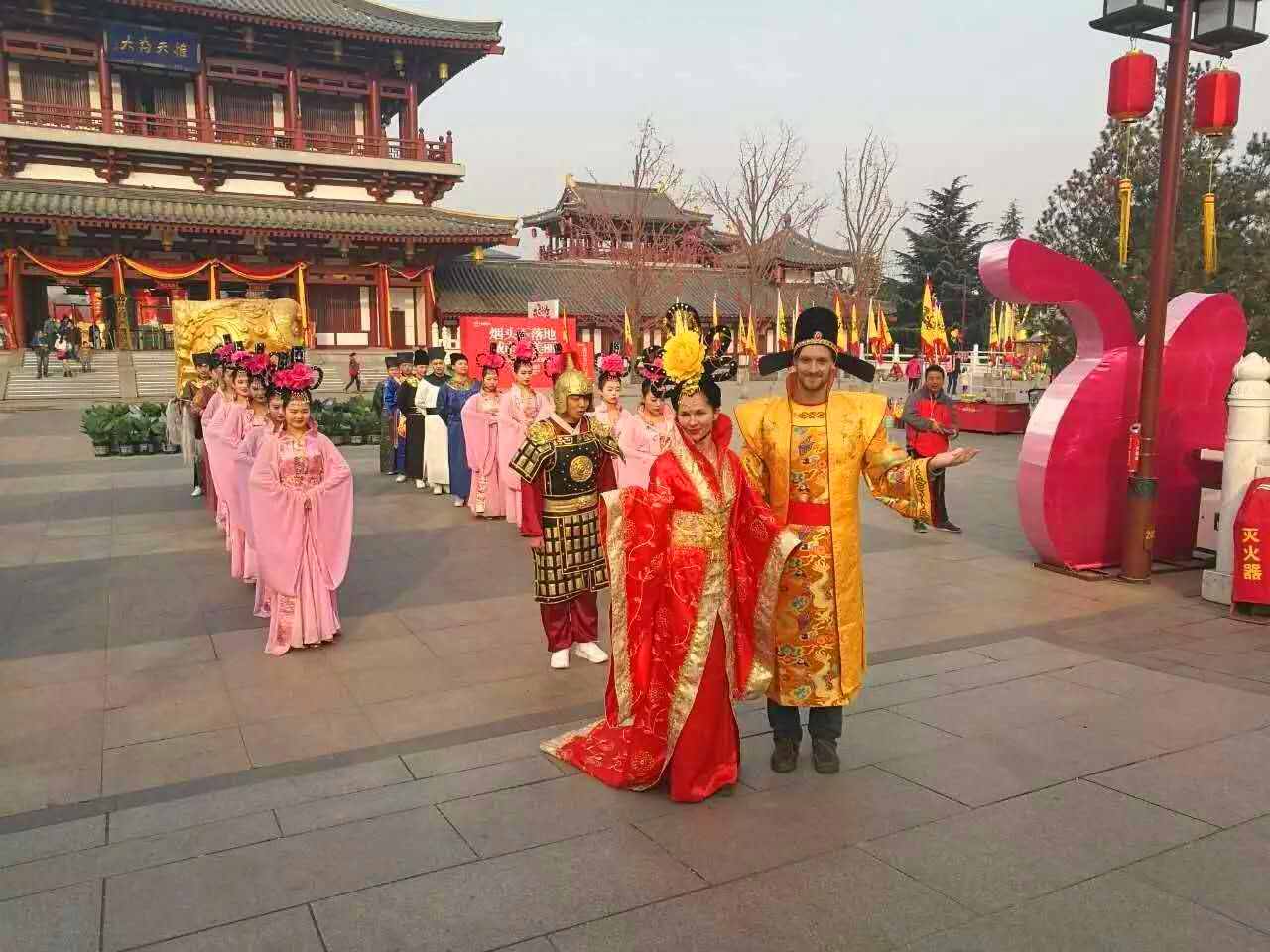 Cosplay-Show zurück in die Tang-Dynastie
