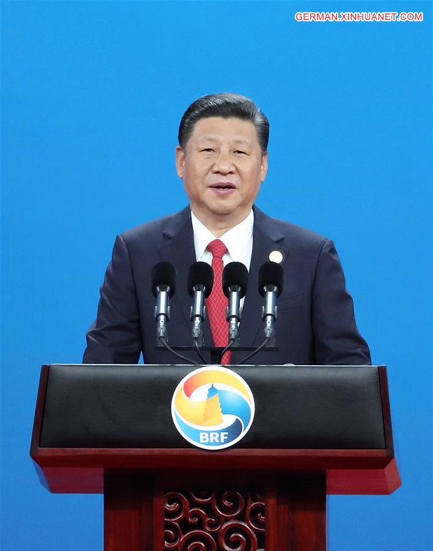 Xi Jinping h?lt programmatische Rede bei Er?ffnungszeremonie des B&R-Forums