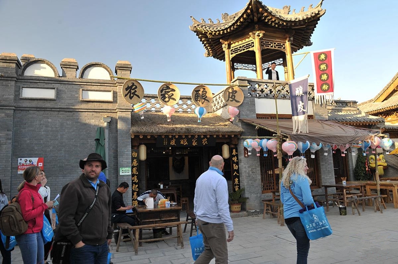 Tourismusgebiet Bailuyuan-Bailucang in Xi′an gilt als Reisefavorit