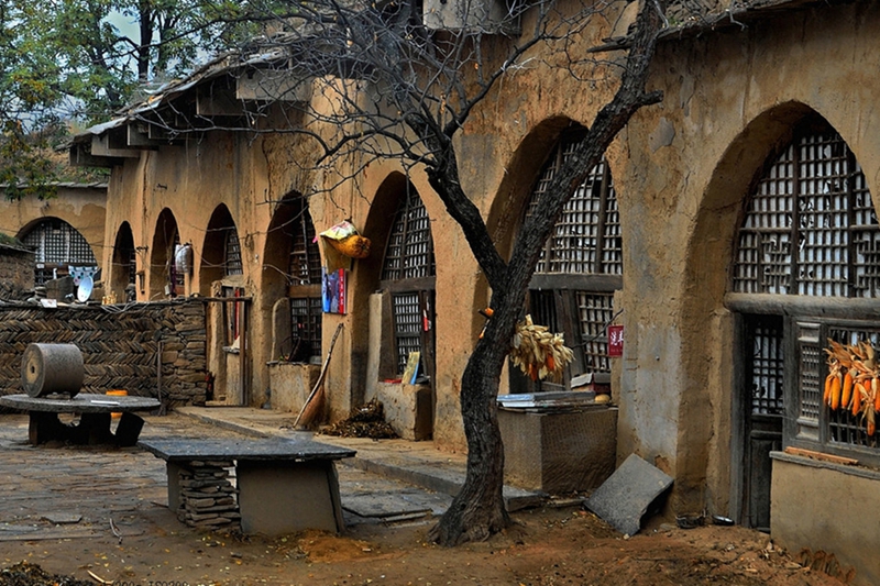 Wohnh?hlen im Norden von Shaanxi: lebendes Fossil des chinesischen Kulturerbes