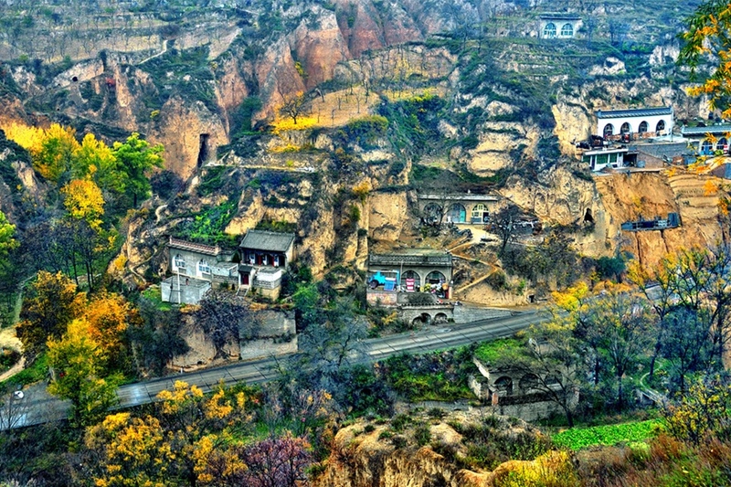 Wohnh?hlen im Norden von Shaanxi: lebendes Fossil des chinesischen Kulturerbes