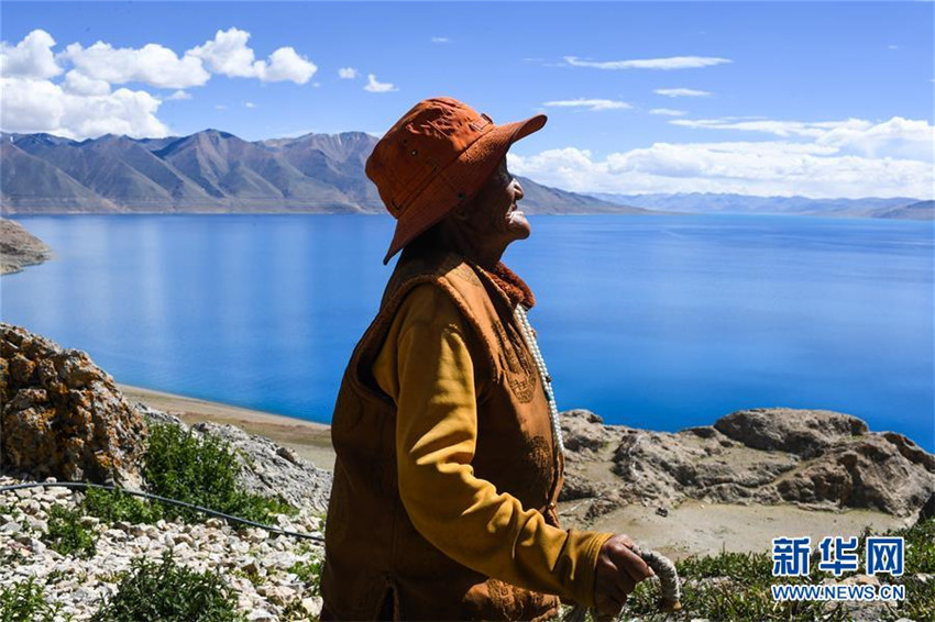 Faszinierender Tangra Yumco-See in Tibet