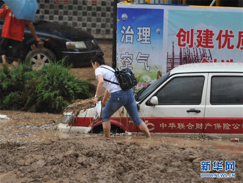 Hochwasser bedroht Shaanxi