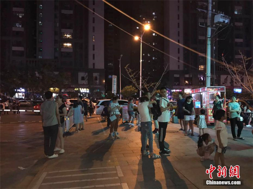 Kreis Jiuzhaigou in Westchina von Erdbeben erschüttert