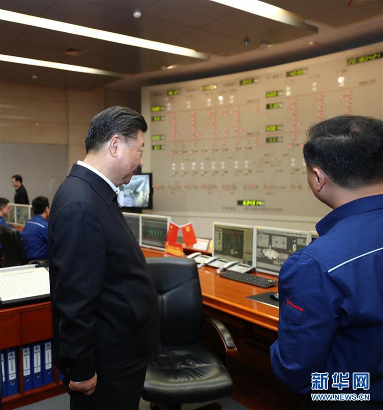 Xi Jinping besichtigte den Drei-Schluchten-Staudamm