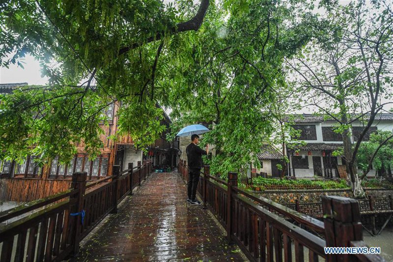 Eine Steigerung des l?ndlichen Lebens in Chinas Provinz Zhejiang