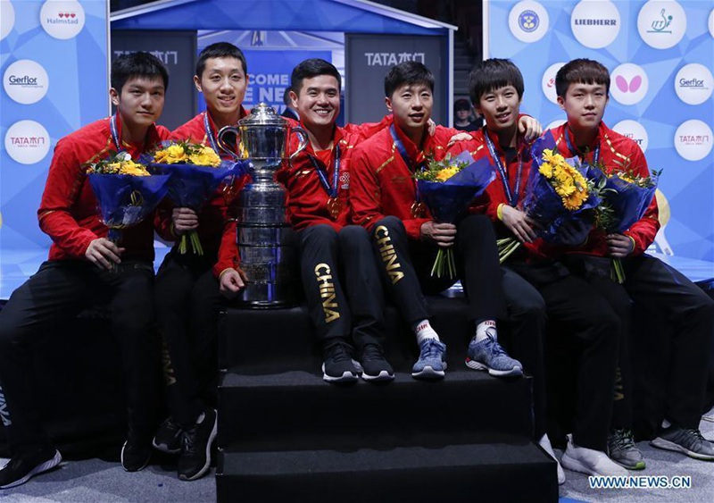 China gewinnt  bei der Tischtennis-Weltmeisterschaft den 9. Titel in Folge