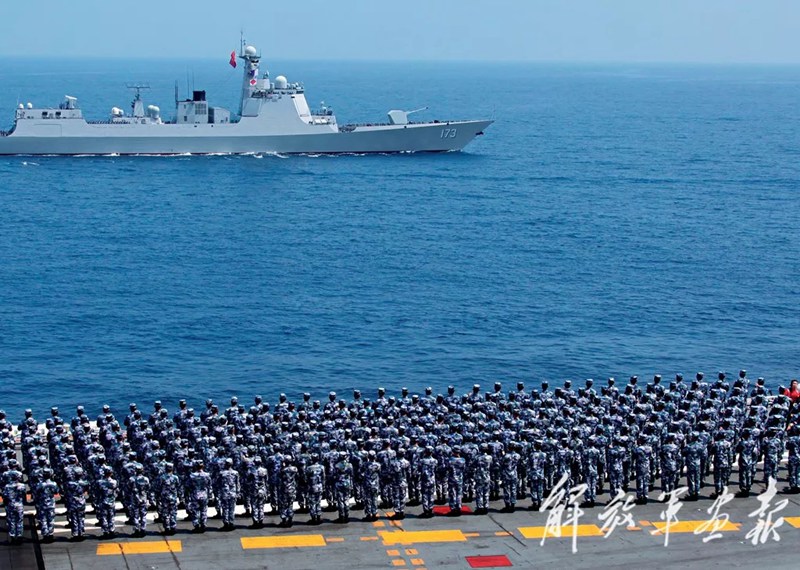 Die Seeparade zeigt das neue Aussehen der chinesischen Volksbefreiungsarmee