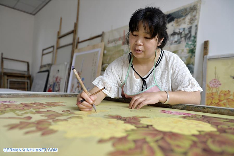 Gongbi-Malerei in Ningjin