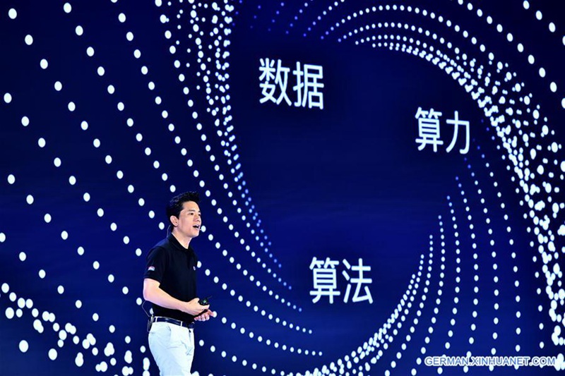 Chinesischer Technologie-Gigant Baidu h?lt j?hrliche Konferenz der KI-Entwickler in Beijing ab