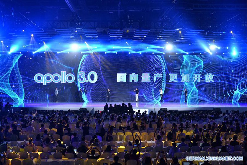 Chinesischer Technologie-Gigant Baidu h?lt j?hrliche Konferenz der KI-Entwickler in Beijing ab