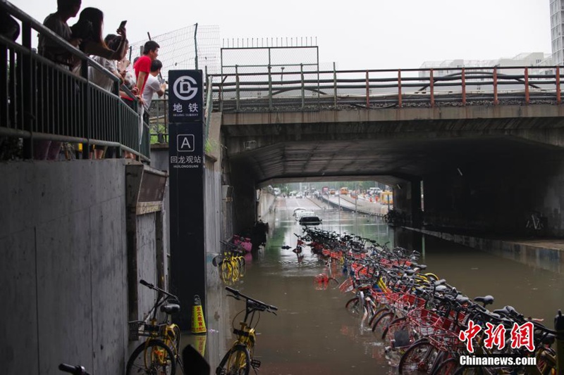 Starkregen in Beijing