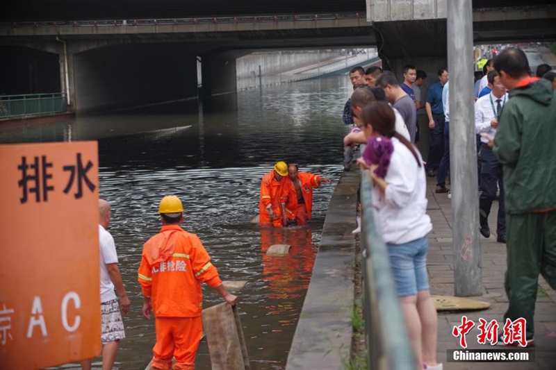 Starkregen in Beijing