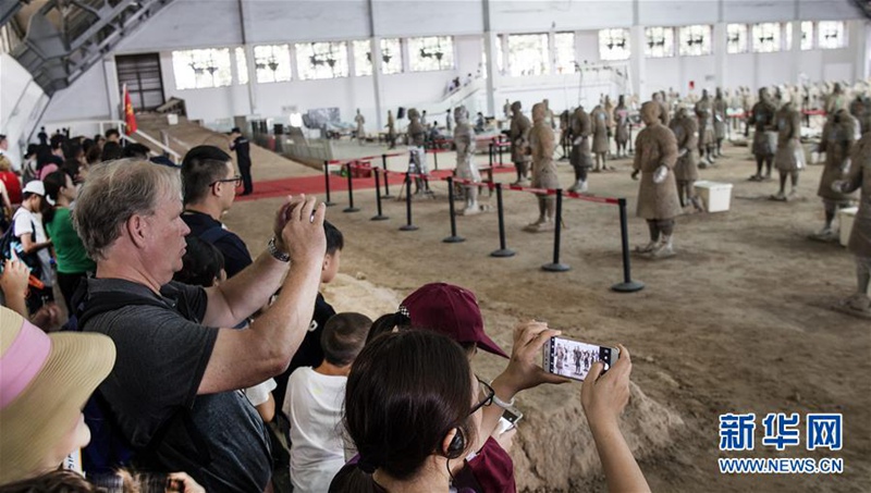 Terrakotta-Armee haben zu Sommerferien starken Besuch