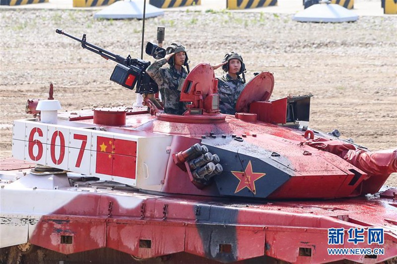 China gewinnt in den Internationalen Armeespielen im Panzerwettbewerb