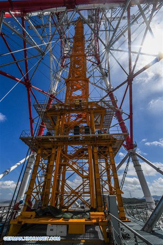 Hochspannungsleitungsprojekt zwischen Zhoushan und Ningbo voraussichtlich Ende Okotober fertiggestellt