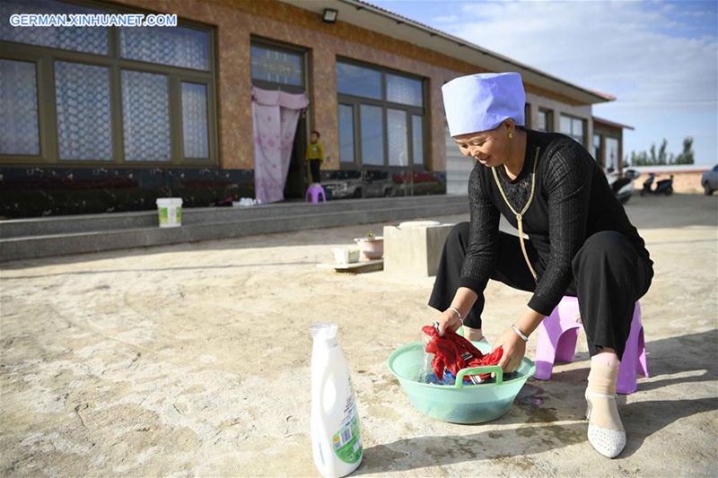 Wasserprojekte verbessern Wasserversorgung im Dorf Hejiakouzi in Ningxia