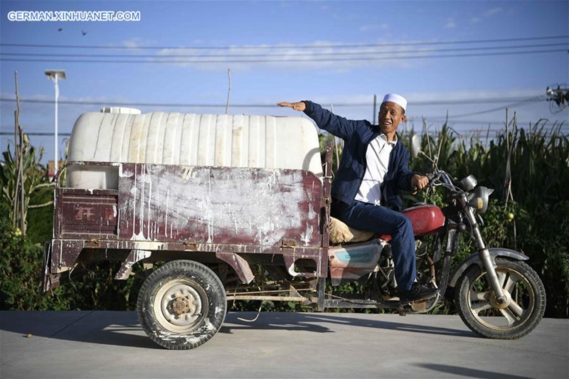 Wasserprojekte verbessern Wasserversorgung im Dorf Hejiakouzi in Ningxia