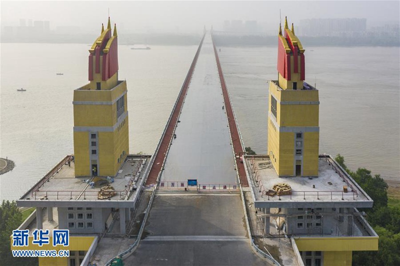 Renovierungsarbeiten an der Nanjing-Jangtse-Brücke laufen auf Hochtouren