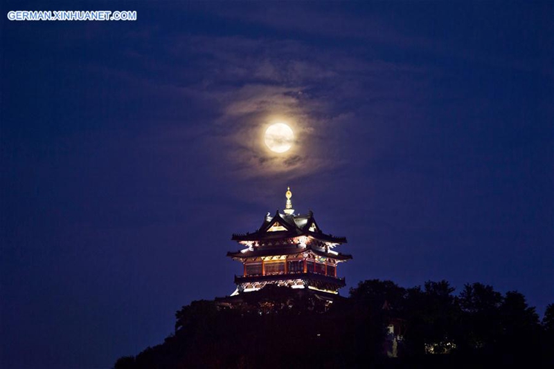 Vollmond in ganz China auf Mittherbstfest