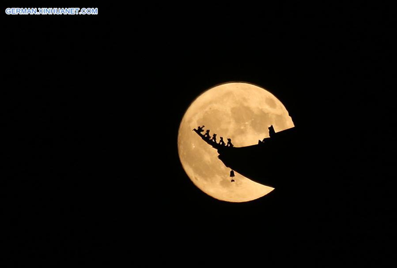 Vollmond in ganz China auf Mittherbstfest