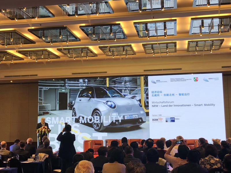 NRW-Wirtschaftsforum zum Thema Smart Mobility er?ffnet in China 