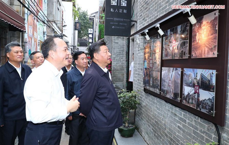 Xi Jinping inspiziert Guangzhou