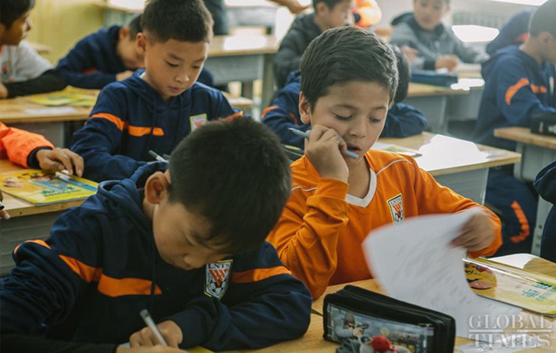 Ein Tag in der Shandong Luneng Fu?ballschule