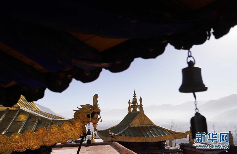 Vergoldeter Potala-Palast wird repariert