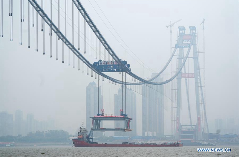 Die l?ngste Doppeldecker-H?ngebrücke der Welt wird 2019 fertiggestellt