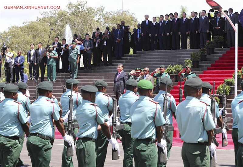 Xi Jinping trifft Generalgouverneur von PNG in Port Moresby
