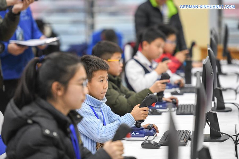 Flugsimulationsmeisterschaften für Jugendliche in Harbin abgehalten